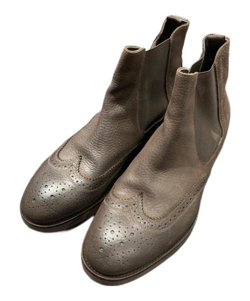 DOUCAL'S（デュカルス）DOUCAL'S (デュカルス) サイドゴアブーツ ブラウン サイズ:不明の古着・服飾アイテム