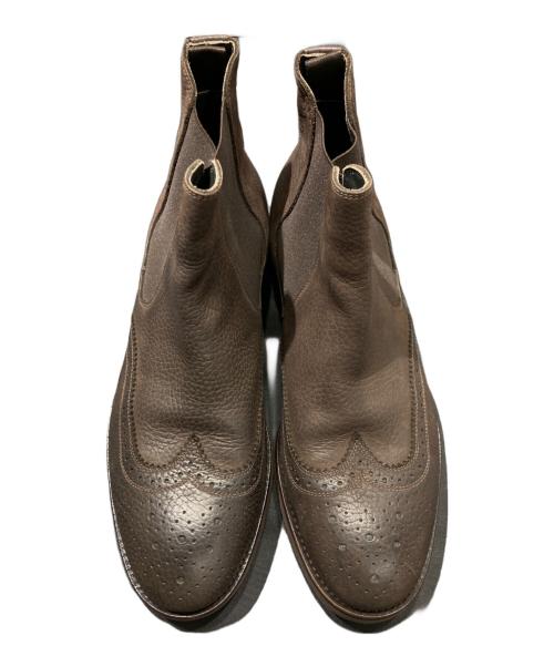 DOUCAL'S（デュカルス）DOUCAL'S (デュカルス) サイドゴアブーツ ブラウン サイズ:不明の古着・服飾アイテム