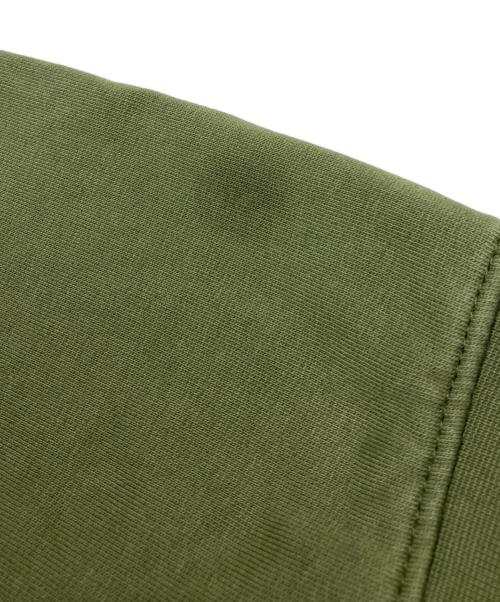 Calvin Klein（カルバンクライン）Calvin Klein (カルバンクライン) スタンダードロゴ パーカー カーキ サイズ:Ｍの古着・服飾アイテム