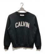 Calvin Klein Jeansカルバンクラインジーンズ）の古着「ロゴ刺繍スウェット」｜ブラック