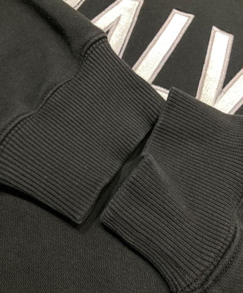 Calvin Klein Jeans（カルバンクラインジーンズ）Calvin Klein Jeans (カルバンクラインジーンズ) ロゴ刺繍スウェット ブラック サイズ:Mの古着・服飾アイテム