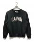 Calvin Klein Jeans（カルバンクラインジーンズ）の古着「ロゴ刺繍スウェット」｜ブラック