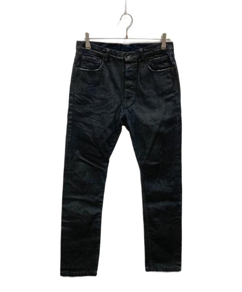 RICK OWENS（リックオウエンス）RICK OWENS (リックオウエンス) ダークシャドウコーティングデニムパンツ ブラック サイズ:76cm (W30)の古着・服飾アイテム