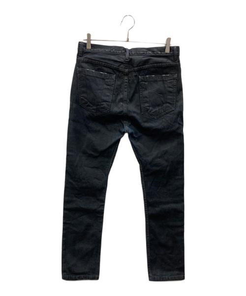 RICK OWENS（リックオウエンス）RICK OWENS (リックオウエンス) ダークシャドウコーティングデニムパンツ ブラック サイズ:76cm (W30)の古着・服飾アイテム