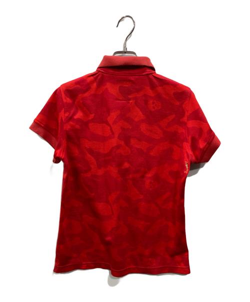 MARK&LONA（マークアンドロナ）MARK&LONA (マークアンドロナ) ポロシャツ レッド サイズ:Ｍの古着・服飾アイテム