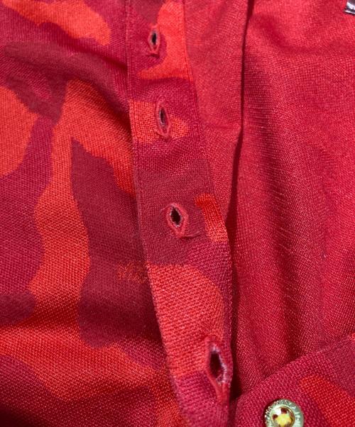 MARK&LONA（マークアンドロナ）MARK&LONA (マークアンドロナ) ポロシャツ レッド サイズ:Ｍの古着・服飾アイテム