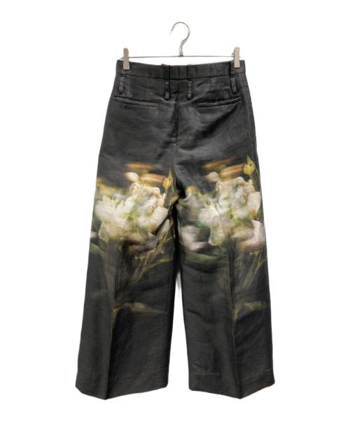 TAAKK（ターク）TAAKK (ターク) フラワーワイドトラウザーズ ブラック サイズ:1の古着・服飾アイテム