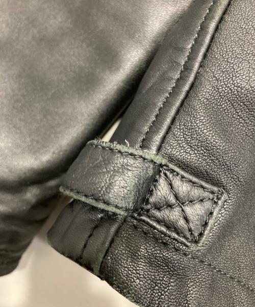 DEGNER（デグナー）DEGNER (デグナー) レザージャケット ブラック サイズ:Ｍの古着・服飾アイテム