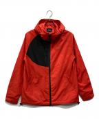 HUFハフ）の古着「ジップジャケット」｜レッド
