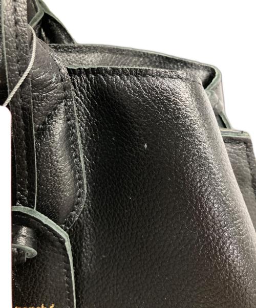 Perche（ペルケ）Perche (ペルケ) ゴートレザートートバッグ ブラックの古着・服飾アイテム