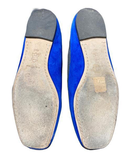 TORY BURCH（トリーバーチ）TORY BURCH (トリーバーチ) GEORGIA フラットパンプス ブルー サイズ:23.5㎝の古着・服飾アイテム