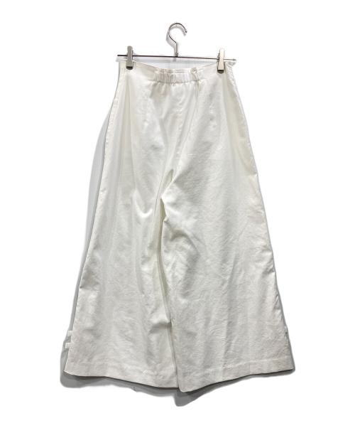 M'S GRACY（エムズグレイシー）M'S GRACY (エムズグレイシー) グログランテープパンツ ホワイト サイズ:38の古着・服飾アイテム