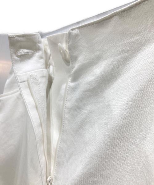 M'S GRACY（エムズグレイシー）M'S GRACY (エムズグレイシー) グログランテープパンツ ホワイト サイズ:38の古着・服飾アイテム