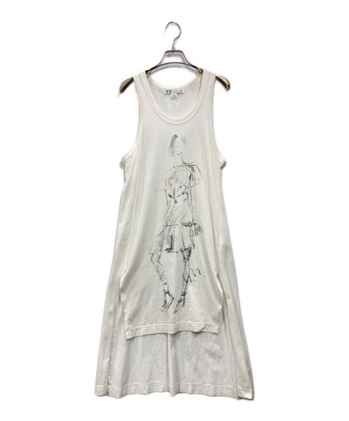 Y-3（ワイスリー）Y-3 (ワイスリー) W SKETCH TANK ホワイト サイズ:XSの古着・服飾アイテム