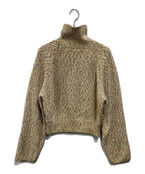 Sea Room lynn（シールームリン）Sea Room lynn (シールームリン) ネップミックスラグランZIPプルオーバー イエロー サイズ:Freeの古着・服飾アイテム