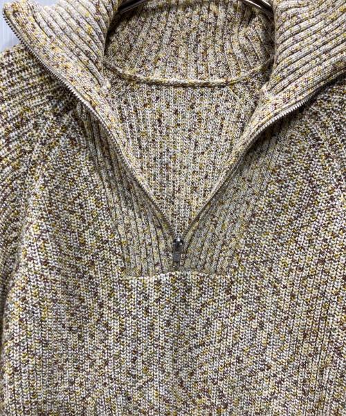 Sea Room lynn（シールームリン）Sea Room lynn (シールームリン) ネップミックスラグランZIPプルオーバー イエロー サイズ:Freeの古着・服飾アイテム