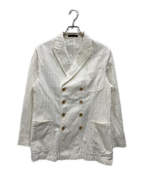 THE GIGI（ザ・ジジ）THE GIGI (ザ・ジジ) ダブルジャケット ホワイト サイズ:52の古着・服飾アイテム