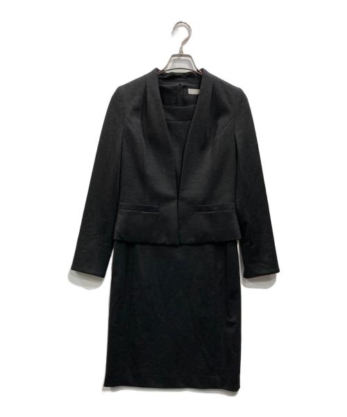 BARNEYS NEWYORK（バーニーズ・ニューヨーク）BARNEYS NEWYORK (バーニーズ・ニューヨーク) ワンピース・ジャケットセット ブラック サイズ:Ｓの古着・服飾アイテム