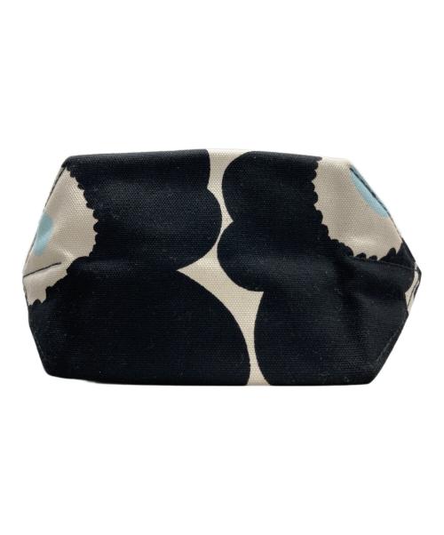 marimekko（マリメッコ）marimekko (マリメッコ) 2WAYショルダーバッグ ブラック×ホワイトの古着・服飾アイテム