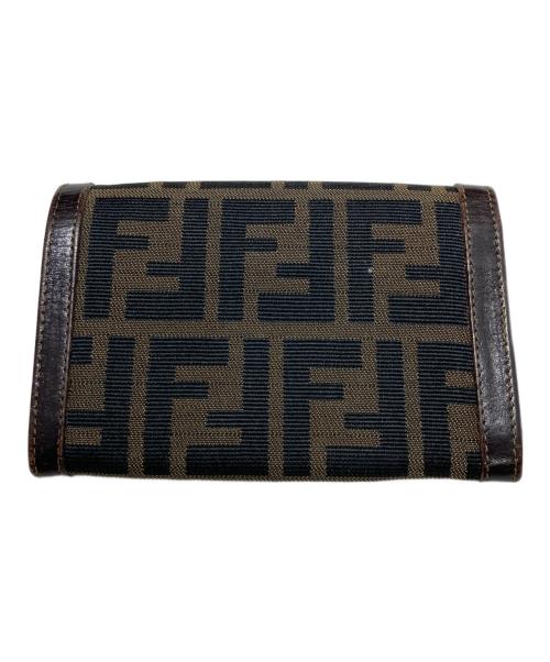 FENDI（フェンディ）FENDI (フェンディ) 2つ折り財布 ブラウンの古着・服飾アイテム