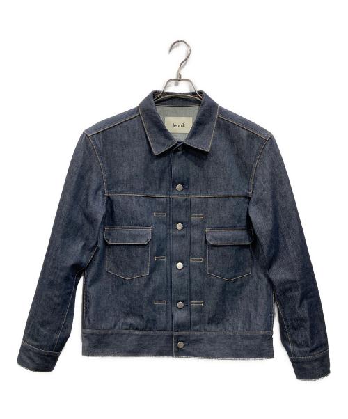 Jeanik（ジーニック）Jeanik (ジーニック) 2ndタイプ ワンウォッシュデニムジャケット インディゴ サイズ:Lの古着・服飾アイテム
