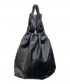 ear PAPILLONNERイアパピヨネ）の古着「2WAYレザーリュック」｜ブラック