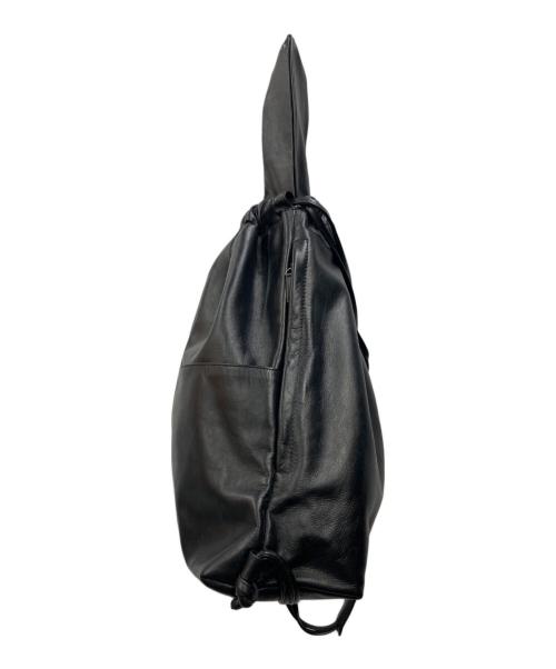 ear PAPILLONNER（イアパピヨネ）ear PAPILLONNER (イアパピヨネ) 2WAYレザーリュック ブラックの古着・服飾アイテム