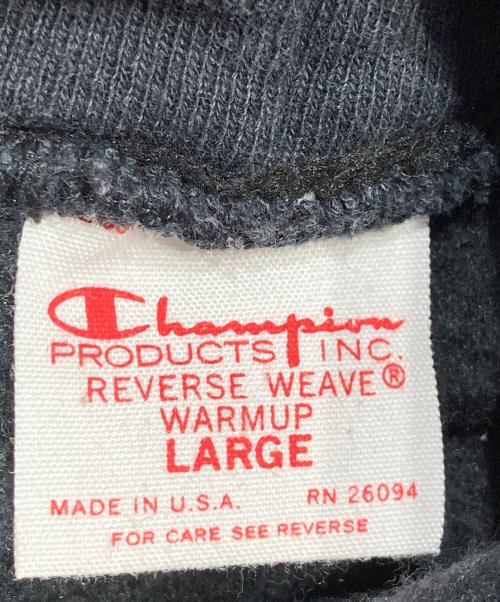 Champion REVERSE WEAVE（チャンピオン リバース ウィーブ）Champion REVERSE WEAVE (チャンピオン リバース ウィーブ) プルオーバーパーカー ブラック サイズ:Lの古着・服飾アイテム