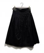 O'NEIL OF DUBLINオニールオブダブリン）の古着「ラップスカート」｜ブラック