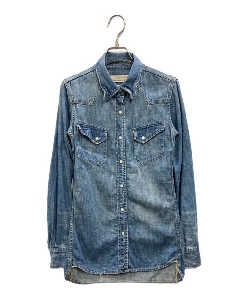 REMI RELIEF（レミレリーフ）REMI RELIEF (レミレリーフ) デニムウエスタンシャツ インディゴ サイズ:Ｓの古着・服飾アイテム