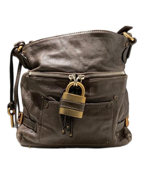 Chloe（クロエ）Chloe (クロエ) パディントン ワンショルダーバッグ ダークブラウンの古着・服飾アイテム