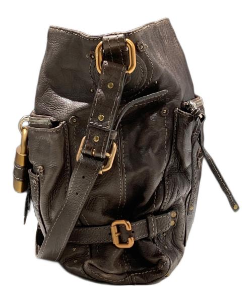 Chloe（クロエ）Chloe (クロエ) パディントン ワンショルダーバッグ ダークブラウンの古着・服飾アイテム