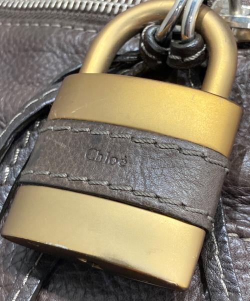 Chloe（クロエ）Chloe (クロエ) パディントン ワンショルダーバッグ ダークブラウンの古着・服飾アイテム