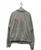 SOMEITサミット）の古着「ダメージ加工プルオーバーパーカー」｜グレー