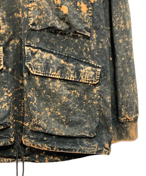 STONE ISLAND（ストーンアイランド）STONE ISLAND (ストーンアイランド) Cotton Ripstop Off Dye OVD Smock ブラック サイズ:Ｍの古着・服飾アイテム