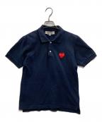 PLAY COMME des GARCONSプレイコムデギャルソン）の古着「ポロシャツ」｜ネイビー