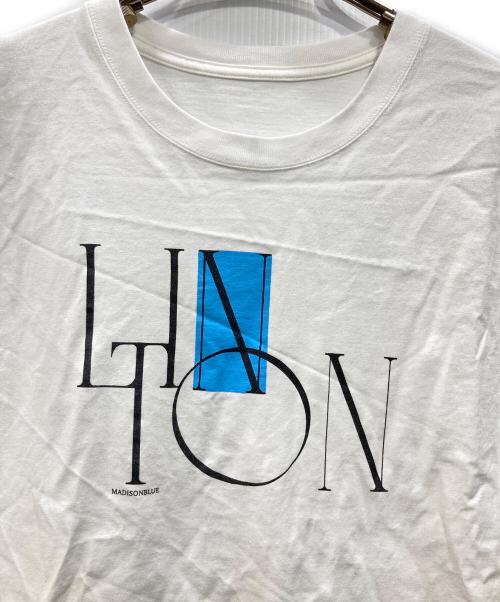 MADISON BLUE（マディソンブルー）MADISON BLUE (マディソンブルー) NUMBERING TEE L ホワイト サイズ:Sの古着・服飾アイテム