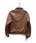 INSIGNIA LEATHER (インシグニアレザー) A-2フライトジャケット ブラウン サイズ:40：16000円