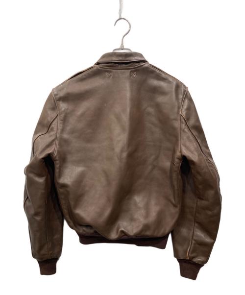 VANSON（バンソン）VANSON (バンソン) A-2フライトジャケット ブラウン サイズ:38の古着・服飾アイテム