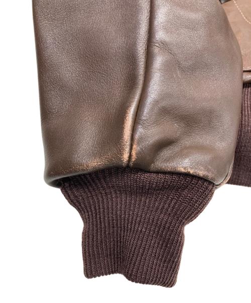 VANSON（バンソン）VANSON (バンソン) A-2フライトジャケット ブラウン サイズ:38の古着・服飾アイテム
