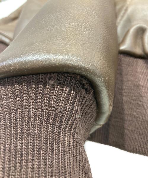 VANSON（バンソン）VANSON (バンソン) A-2フライトジャケット ブラウン サイズ:38の古着・服飾アイテム