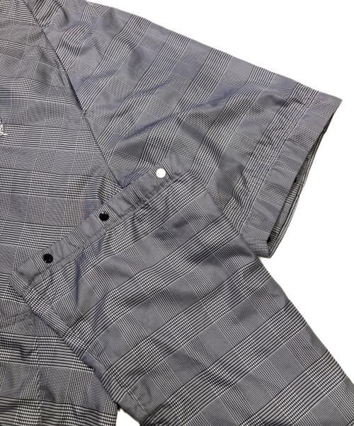 Paul Stuart（ポールスチュアート）Paul Stuart (ポールスチュアート) グレンチェックジップジャケット グレー サイズ:LLの古着・服飾アイテム