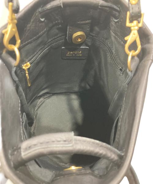 Perche（ペルケ）Perche (ペルケ) 姫路レザー2WAYバッグ ブラック 未使用品の古着・服飾アイテム