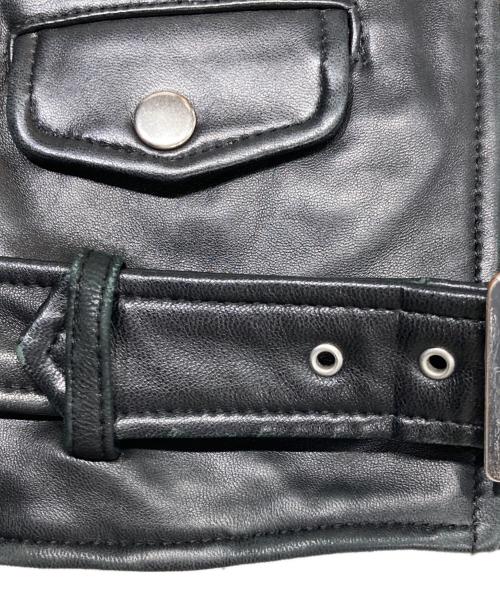 COCODEAL（ココディール）COCODEAL (ココディール) ダブルライダースジャケット ブラック サイズ:2の古着・服飾アイテム