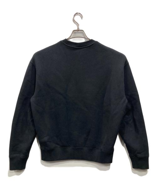 maison kitsune（メゾンキツネ）maison kitsune (メゾンキツネ) フォックス パッチ コンフォート スウェットシャツ ブラック サイズ:Lの古着・服飾アイテム