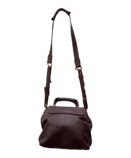 Chloe（クロエ）Chloe (クロエ) 2WAYショルダーバッグ パープルの古着・服飾アイテム