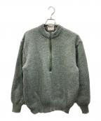 SWISS ARMYスイスアーミー）の古着「M-74ハーフジップニット」｜グレー