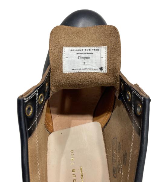 ROLLING DUB TRIO（ローリングダブトリオ）ROLLING DUB TRIO (ローリングダブトリオ) COUPEN ワークブーツ ブラック サイズ:8の古着・服飾アイテム