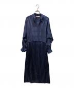 TORY BURCHトリーバーチ）の古着「ブラウスワンピース」｜ネイビー