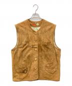 country maddoxカントリーマドックス）の古着「スウェードベスト」｜ブラウン